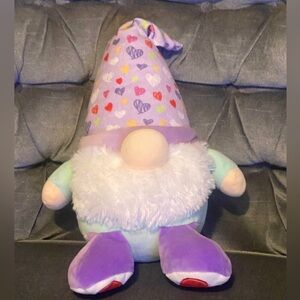 Gnome Stuffed Animal Plush With Hearts 14"